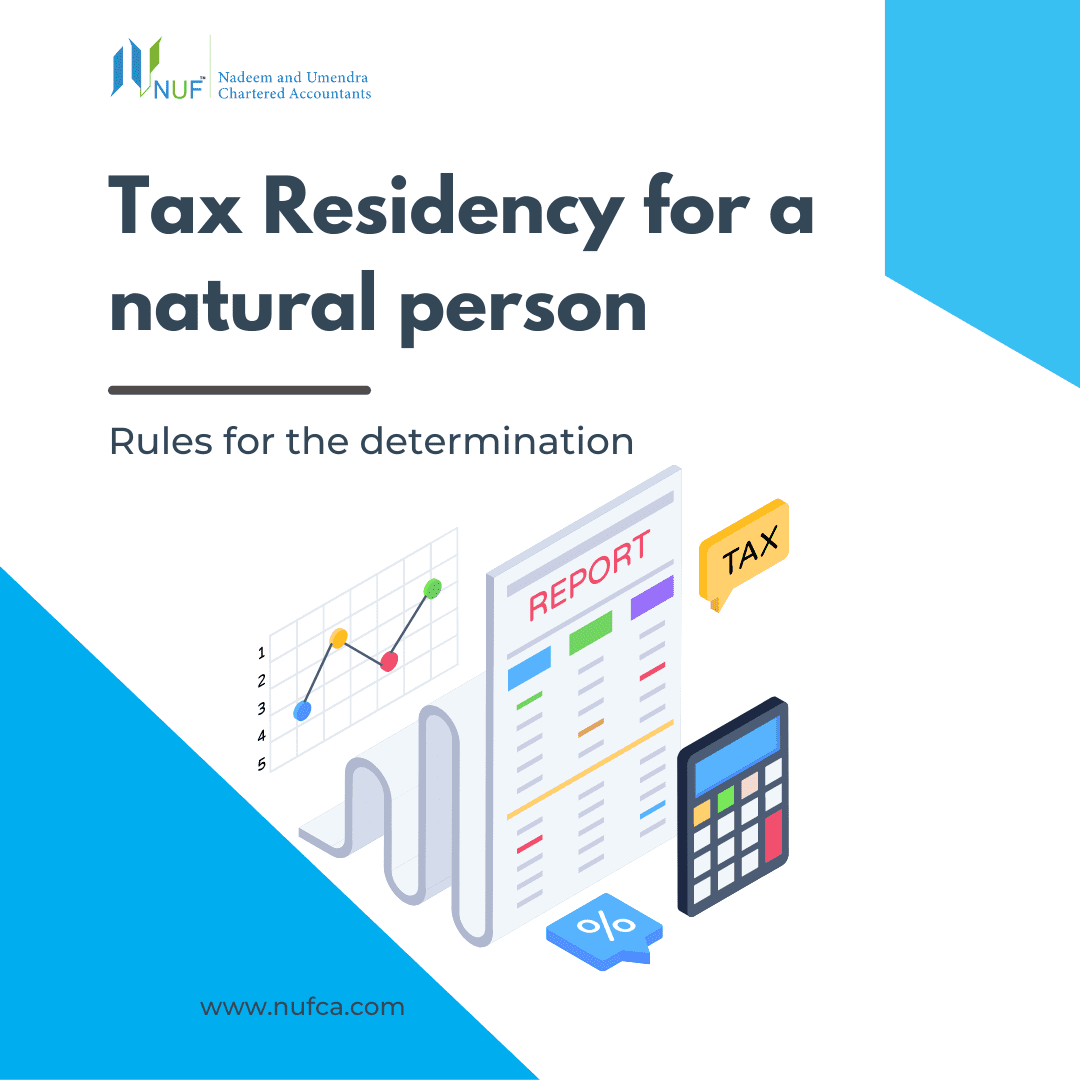 Tax Residency for a natural person